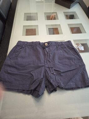 Sonoma Navy High Waist Drawstring Casual Shorts